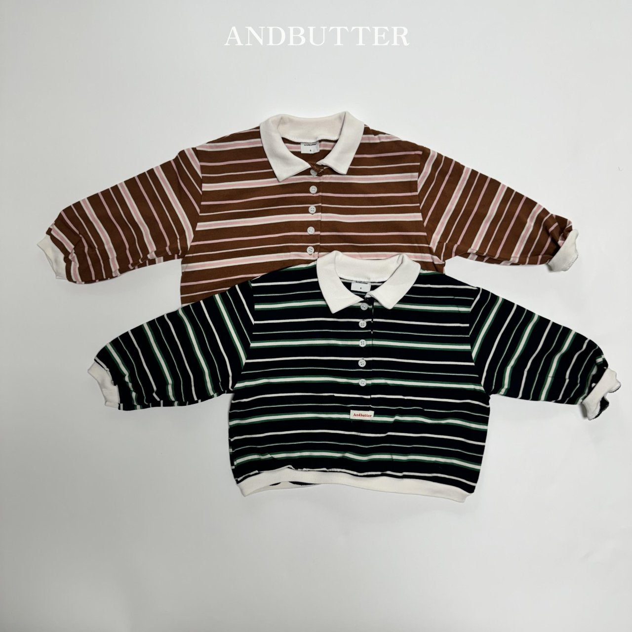 《予約》Stripe Rugby Tee / andbutter