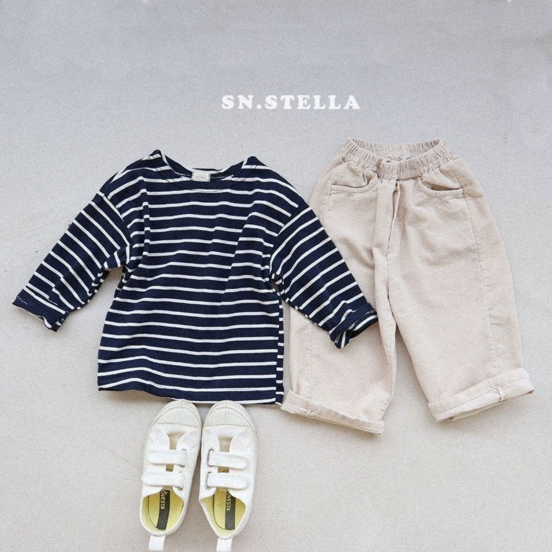 《予約》Basic Stripe Tee / SN.STELLA