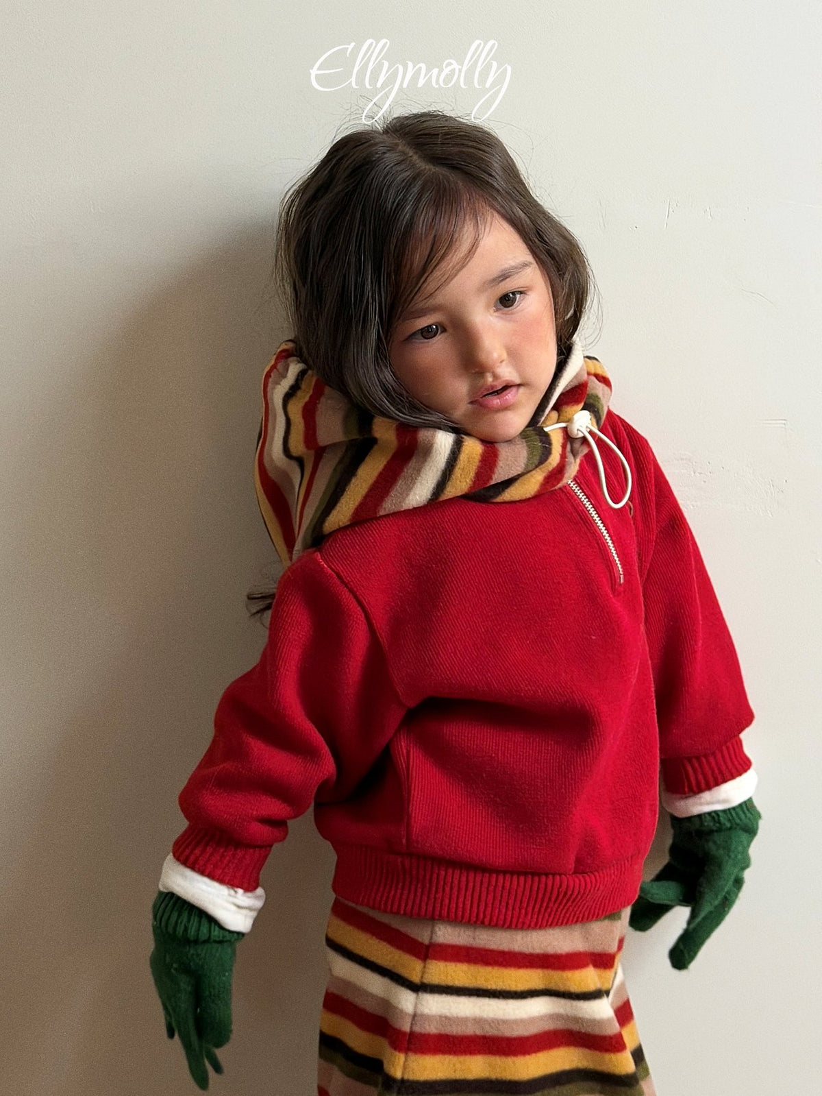 《予約》Arden Wool Half-Zip / ELLY MOLLY