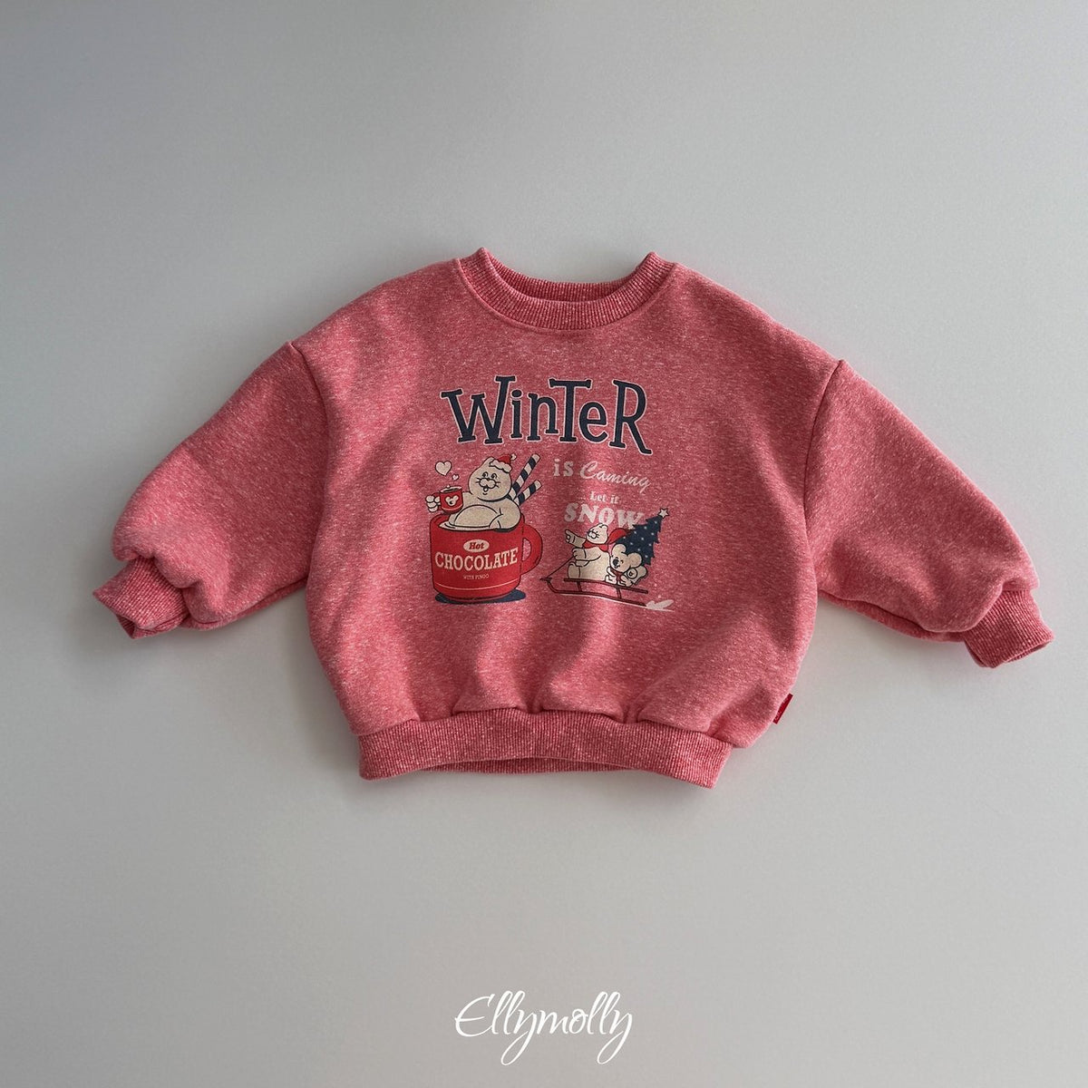 《予約》Winter Snow Sweatshirt / ELLY MOLLY