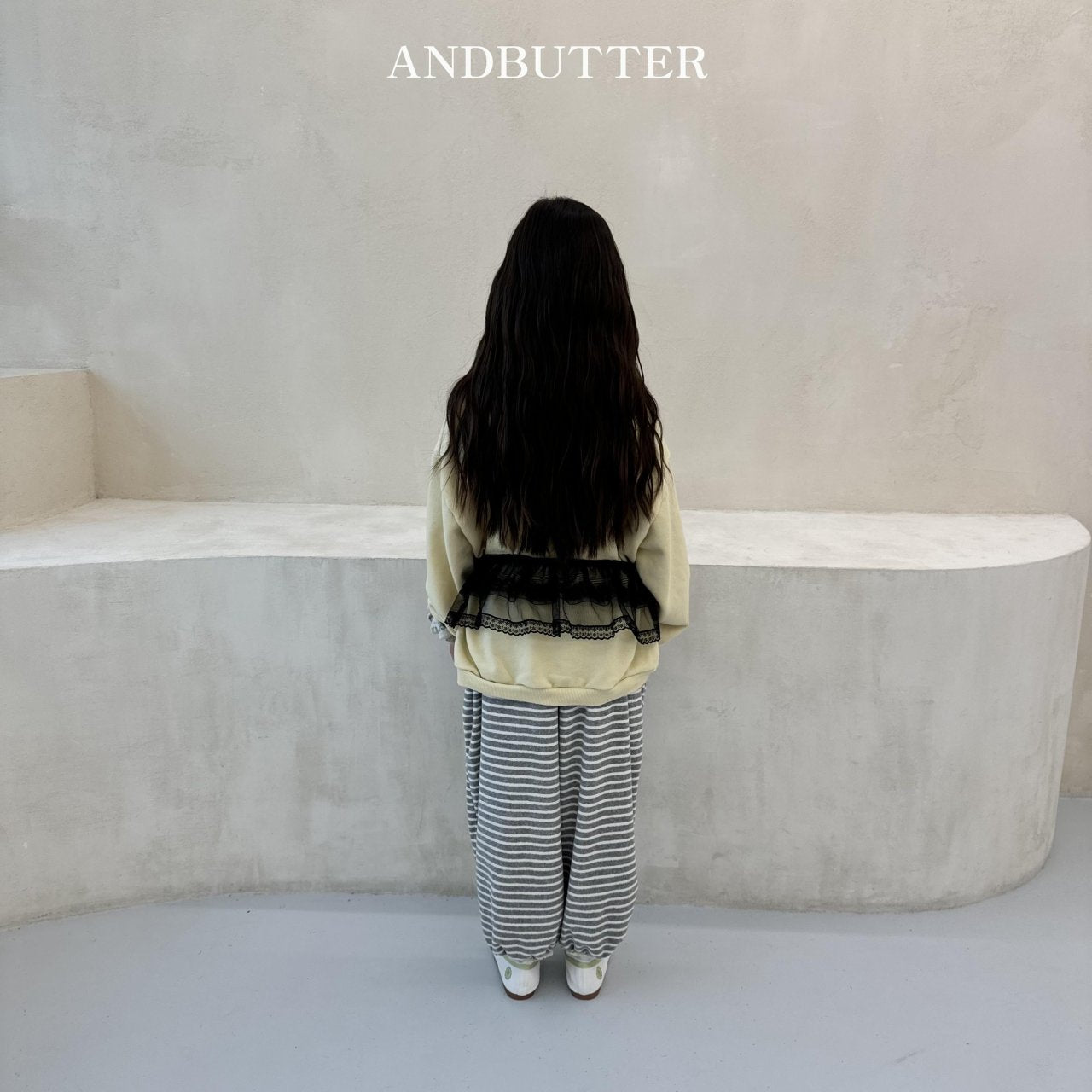 《予約》Stripe Jogger Pants / andbutter