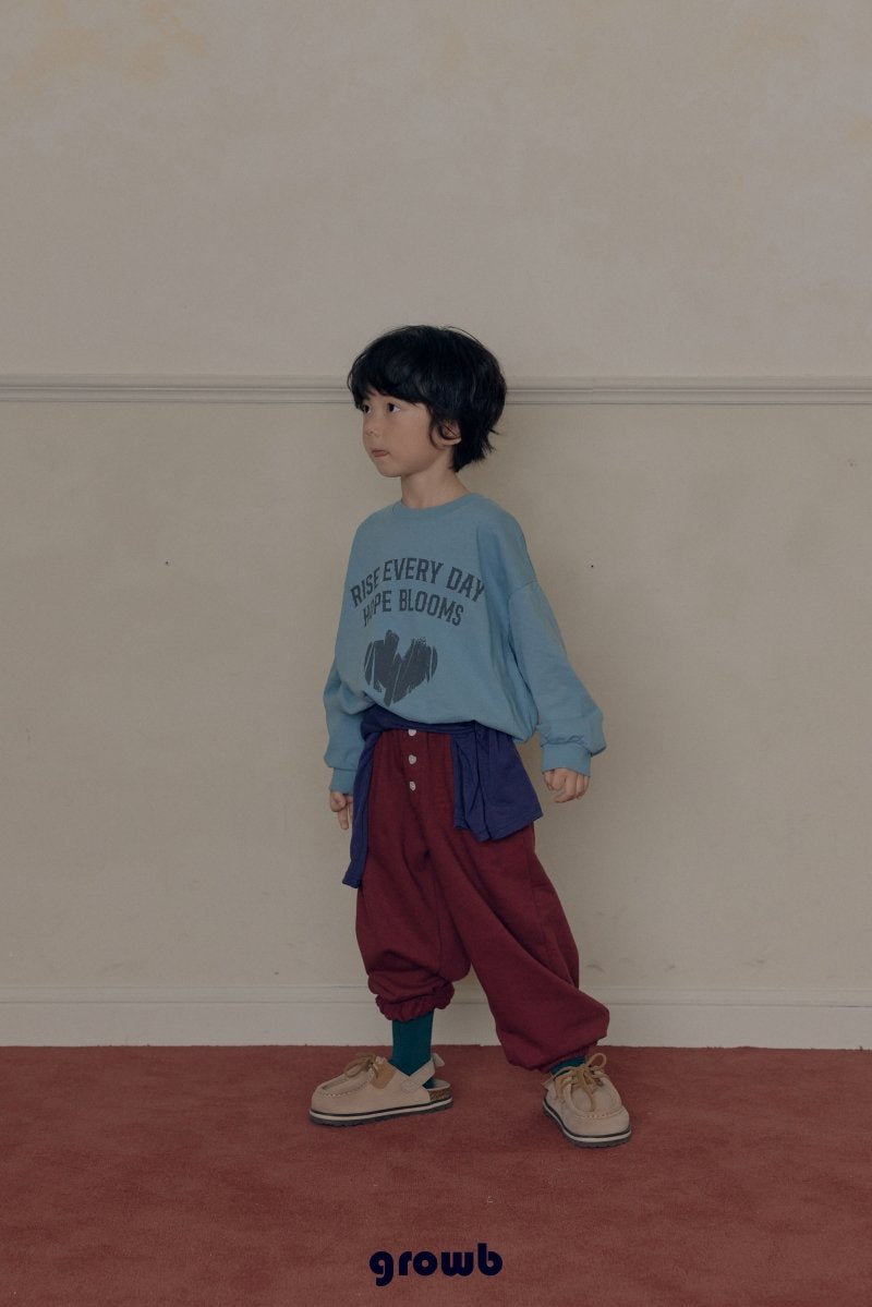 《予約》Button Jogger Pants / GROWB
