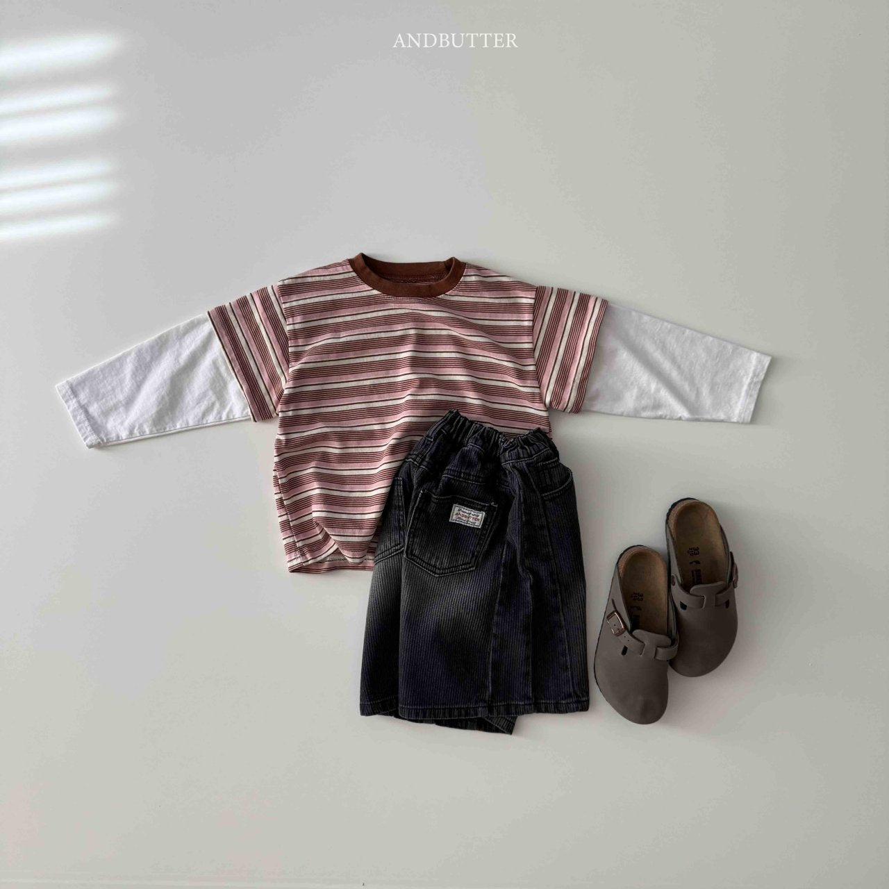 《予約》Line Bermuda Denim / andbutter