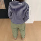 《予約》Stripe Cardigan / Cantuccistudio