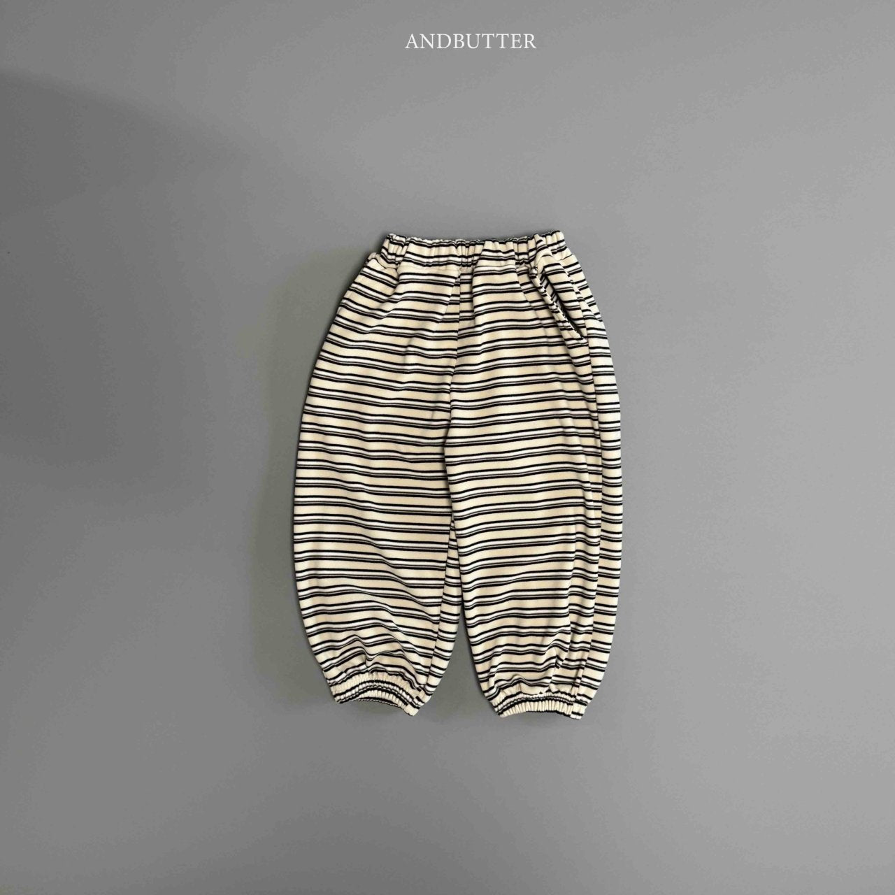 《予約》Mellow Stripe Jogger / andbutter