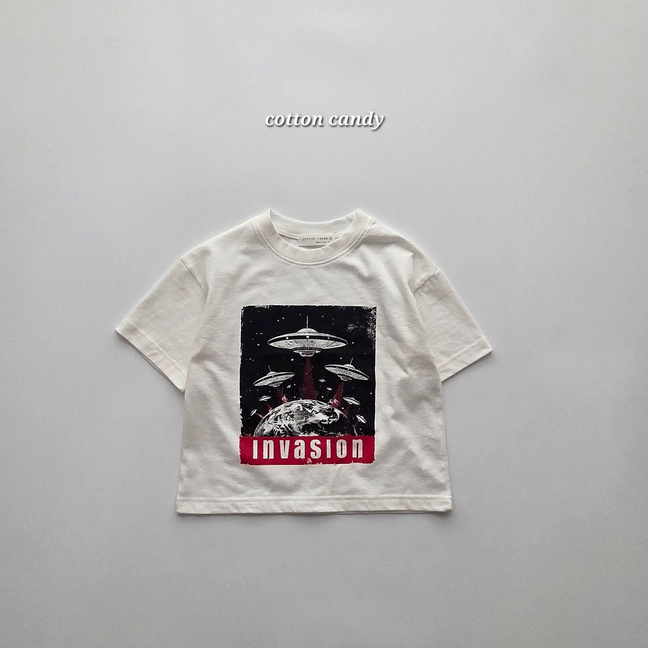 《予約》Invasion T-shirt / cotton candy