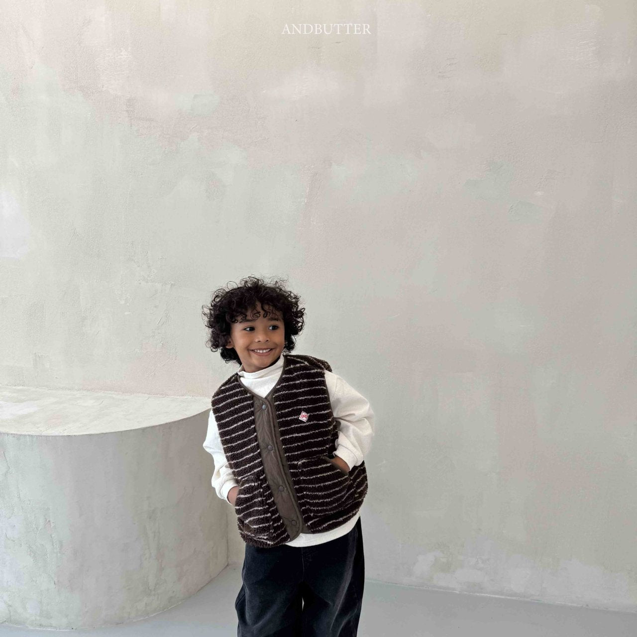 《予約》Reversible ST Dumble Vest / andbutter