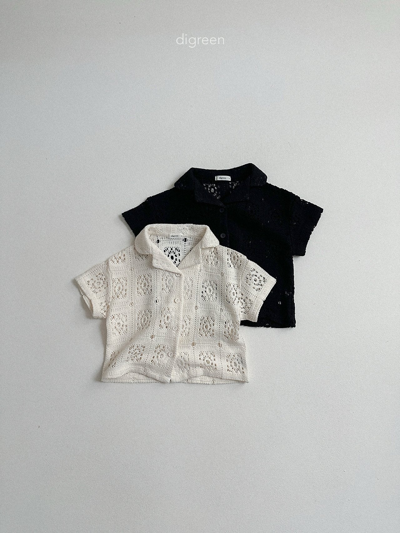《予約》Crochet Shirt / digreen