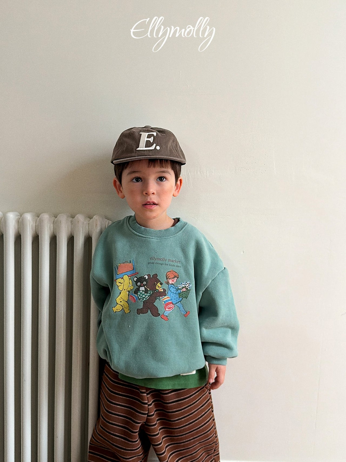 《予約》Market Friends Sweatshirt / ELLY MOLLY