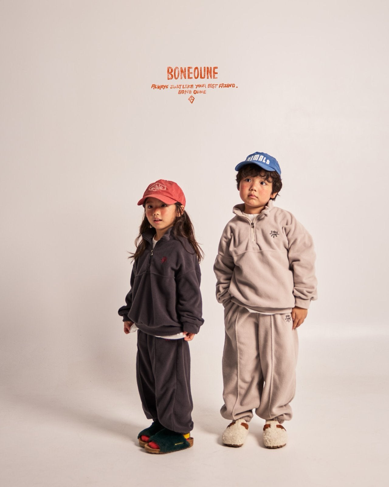 《JM size Last 1点》Melting Fleece half Zip-up