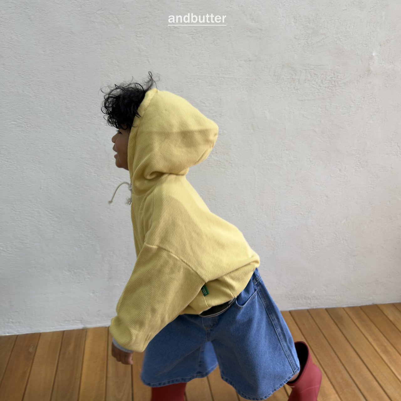 《予約》Tone-on-Tone Pocket Zip-Up Hoodie / ANDBUTTER