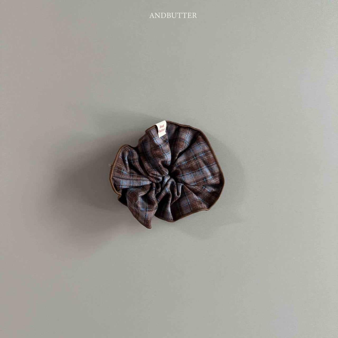 《予約》Soft Check Scrunchies / andbutter