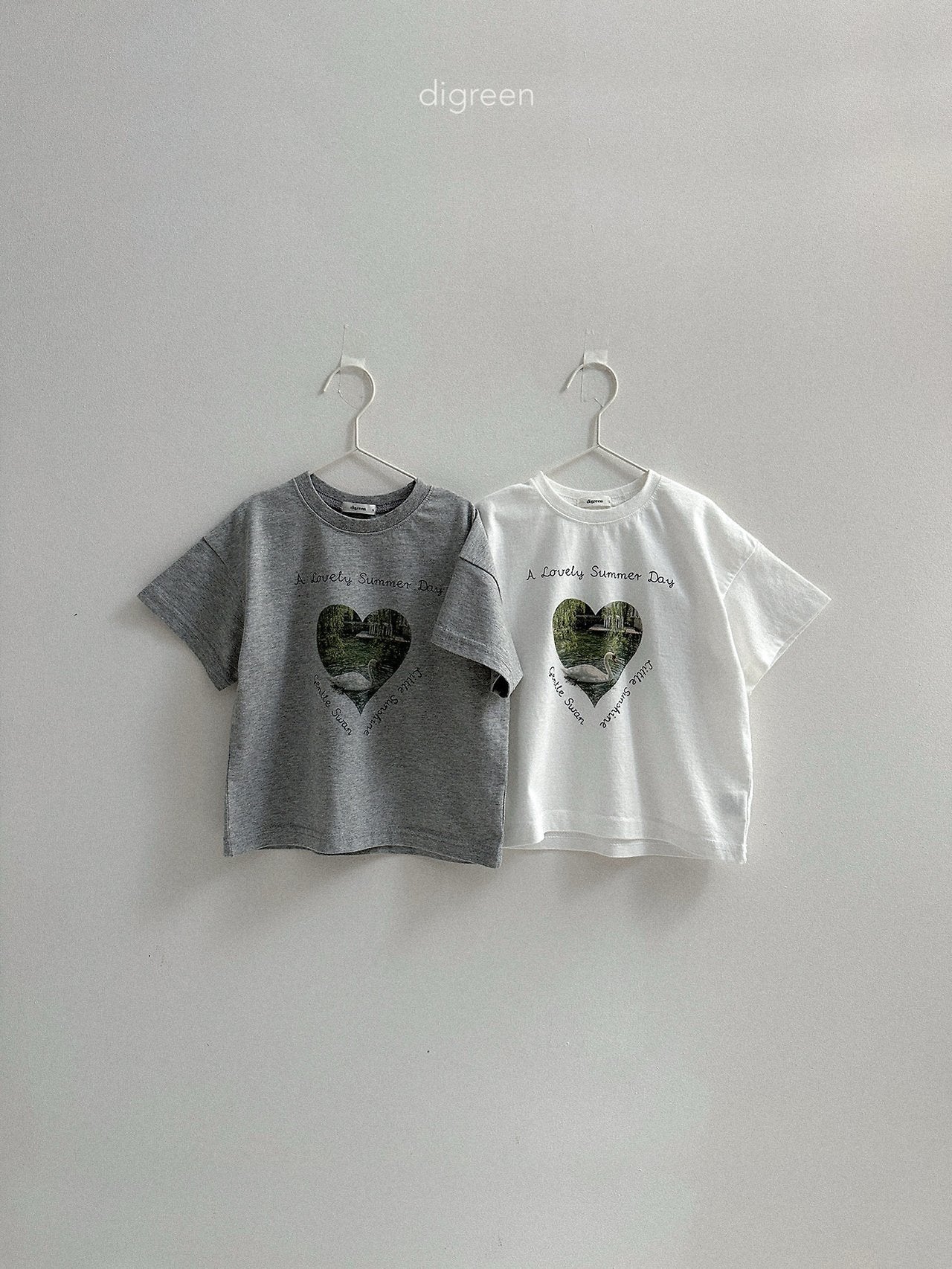 《予約》Pure Swan Tee (kids) / digreen