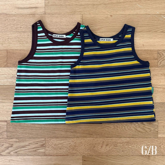 《予約》Mulch Color Tank Top / GRUE BABA