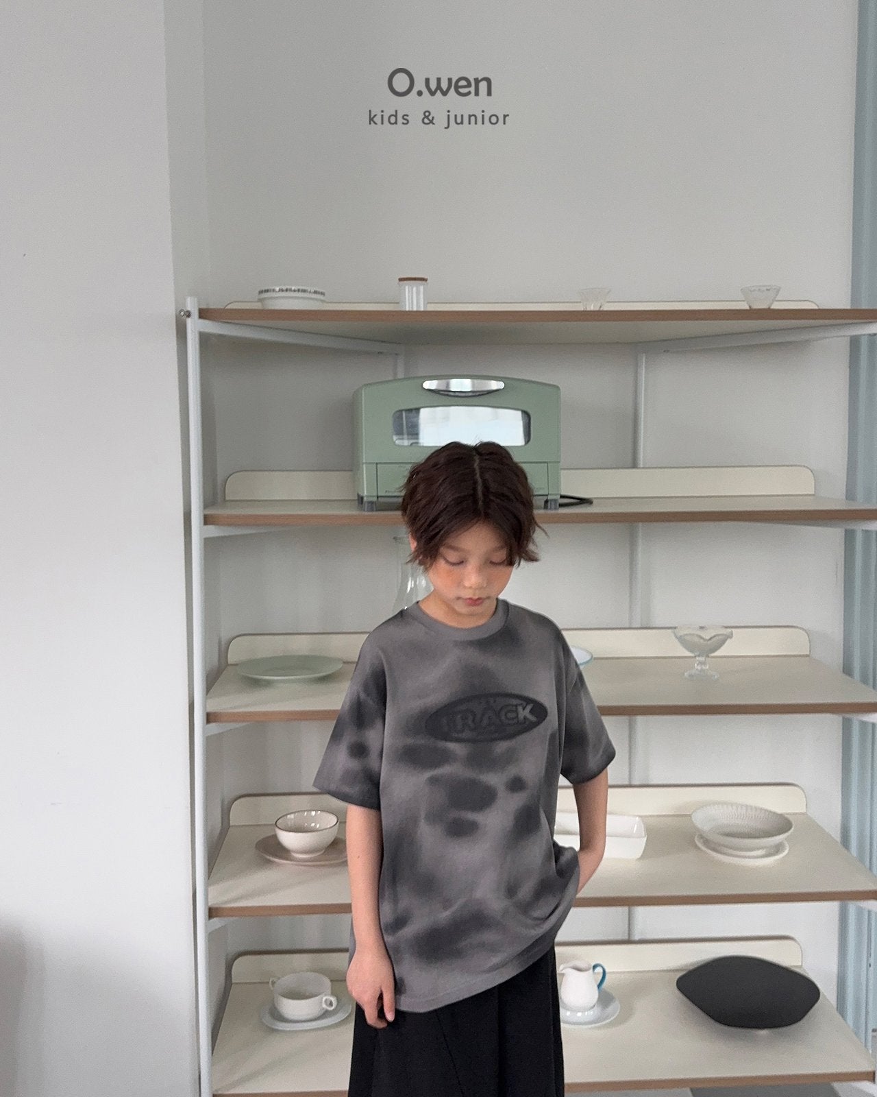 《予約》 Track Wash Tee/ O.wen