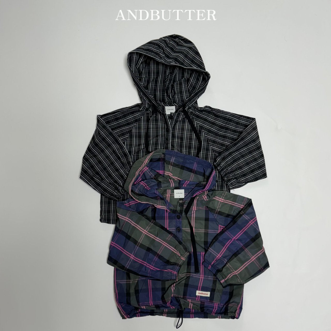 《予約》Check Hood Anorak / andbutter