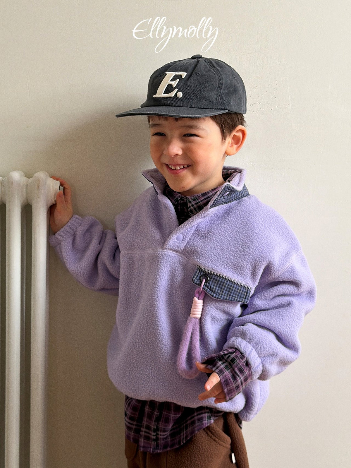 《予約》Pomeli High Neck Sweatshirt / ELLY MOLLY