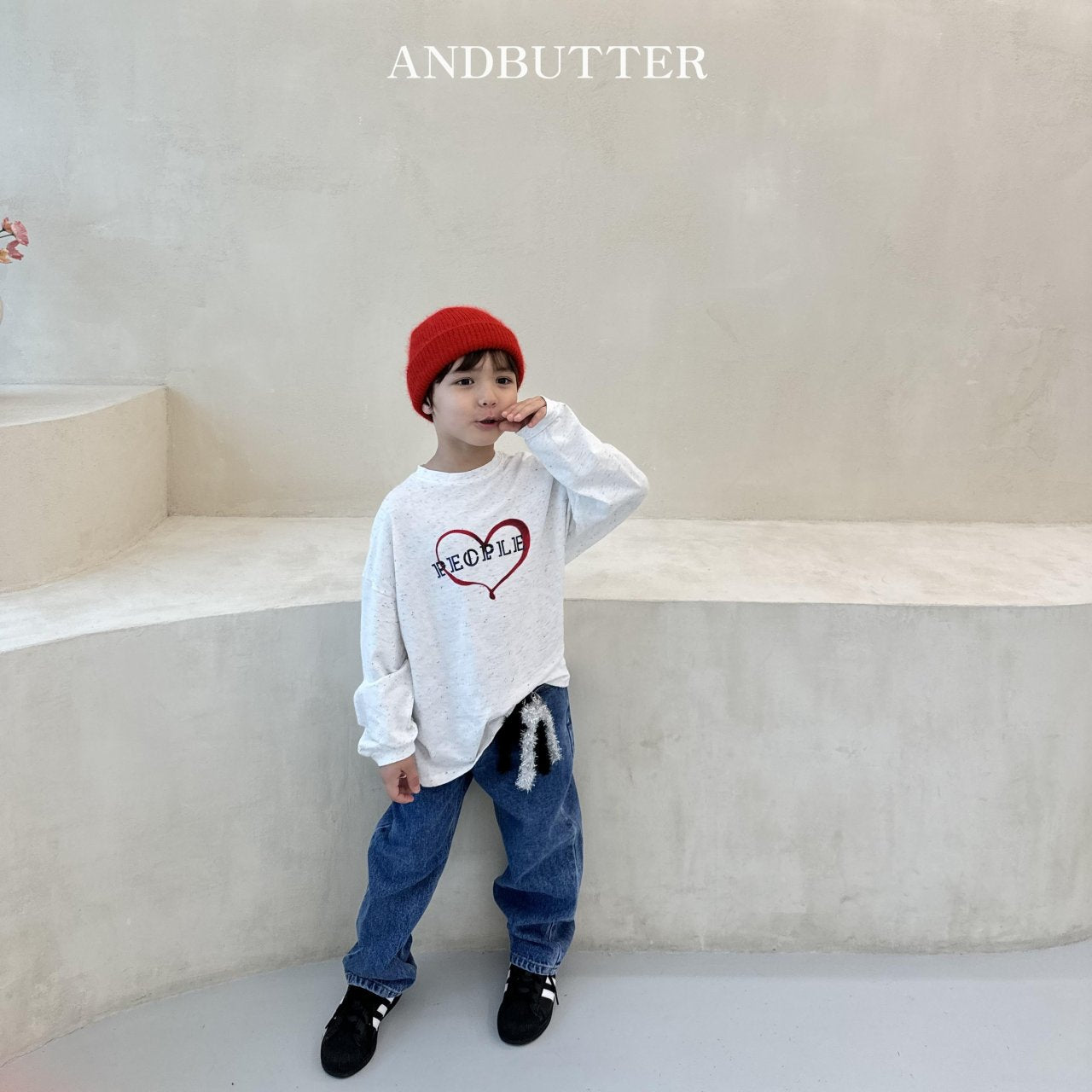 《予約》Heart People Tee / andbutter