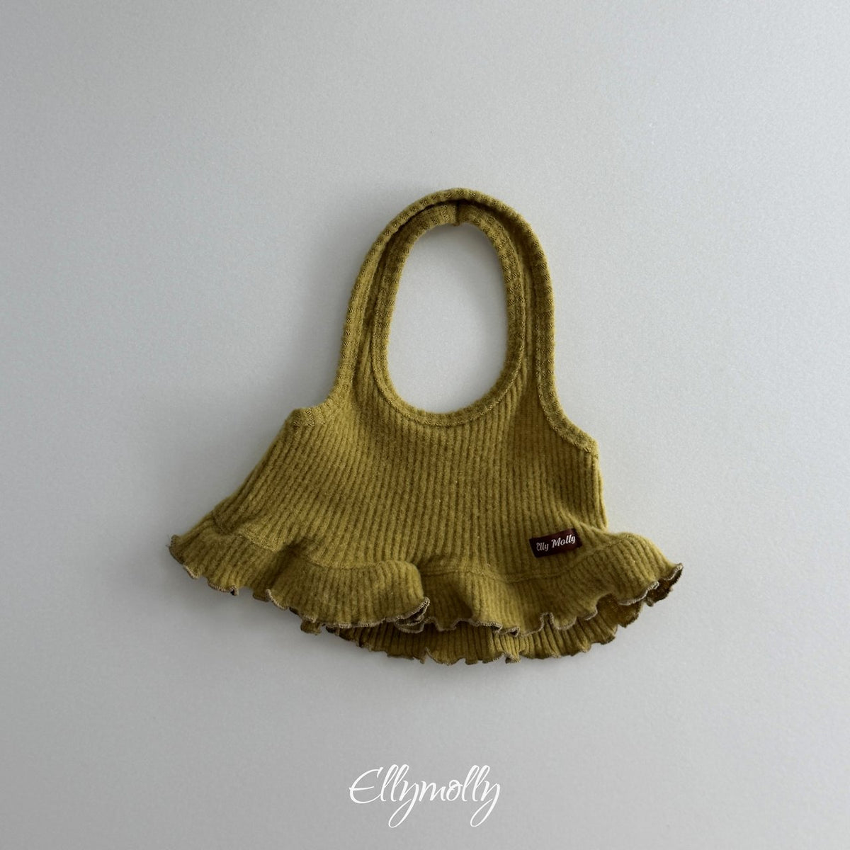 《予約》Wool Ribbed Halter Top / ELLY MOLLY