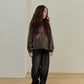 《予約》Butterfly Velour Hoodie / NAVI