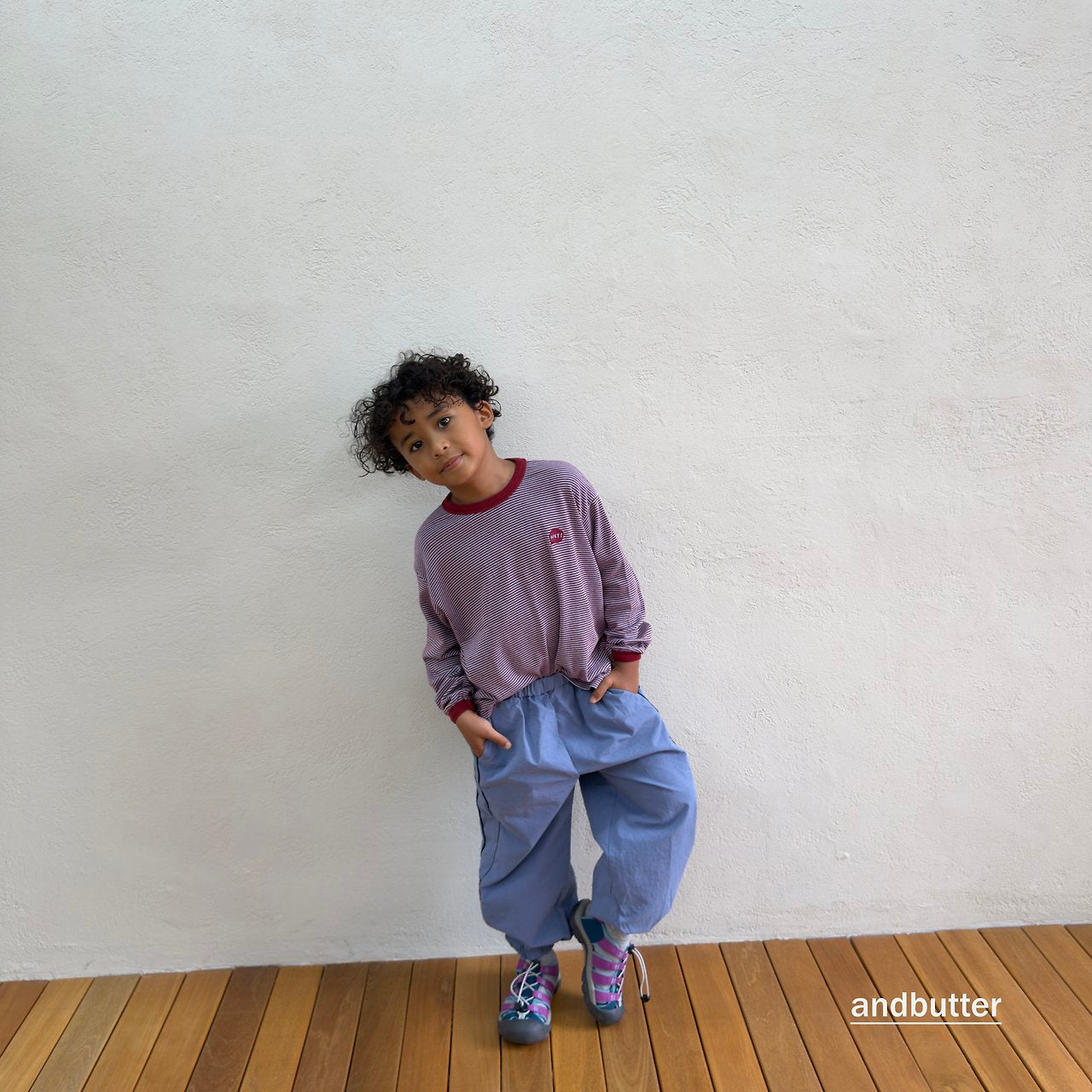 《予約》Side Line Jogger Pants / ANDBUTTER