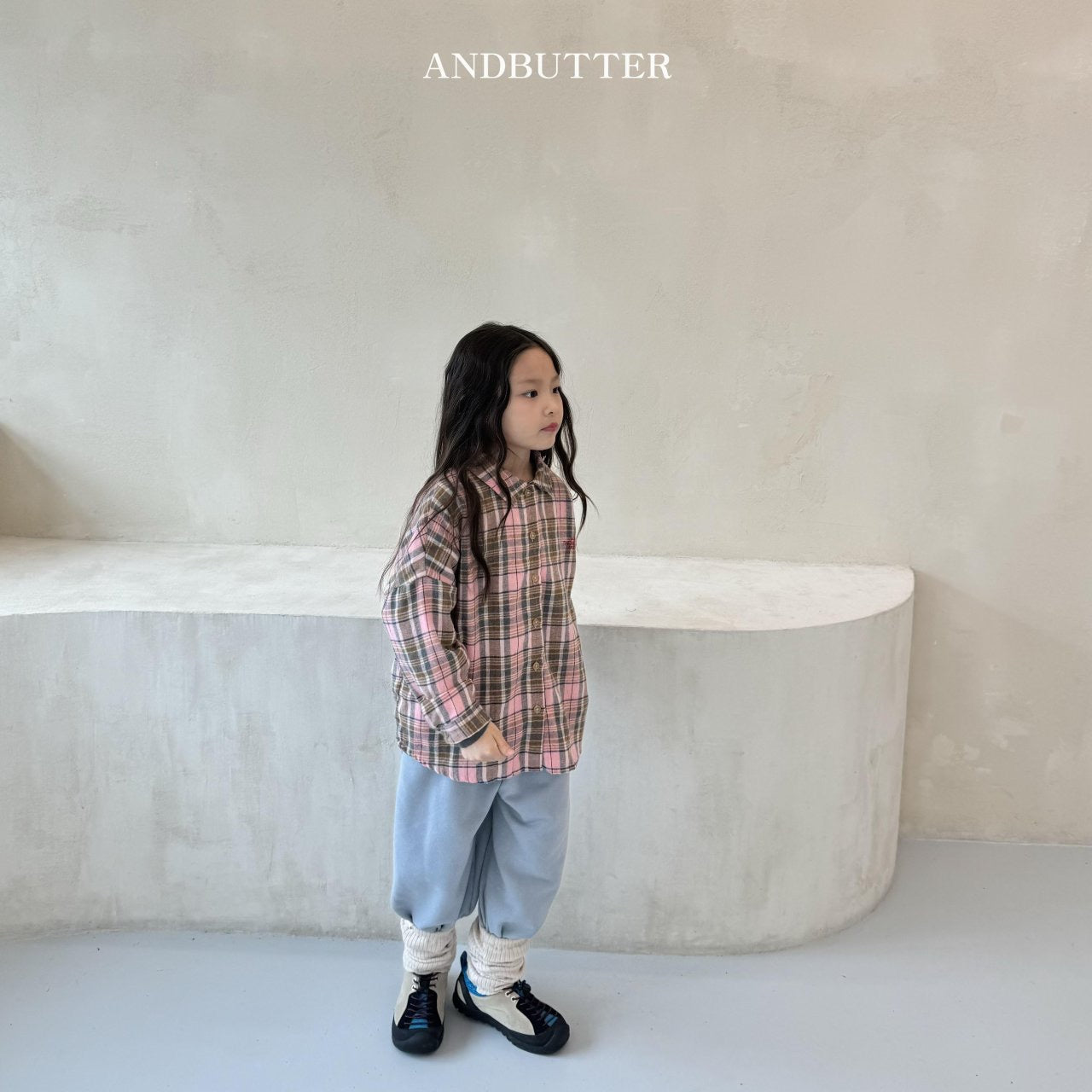 《予約》Musee Check Shirt / andbutter