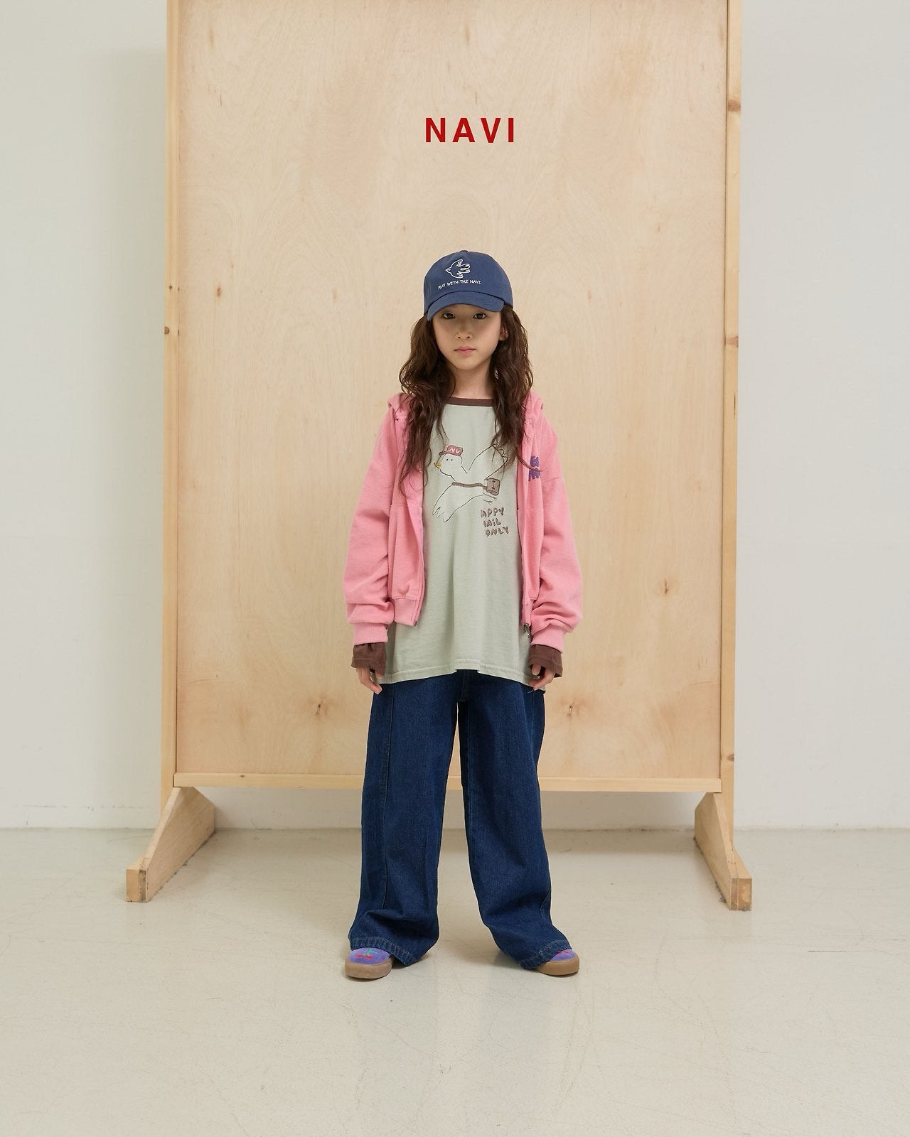 《予約》With Wide Denim Pants  / navi.