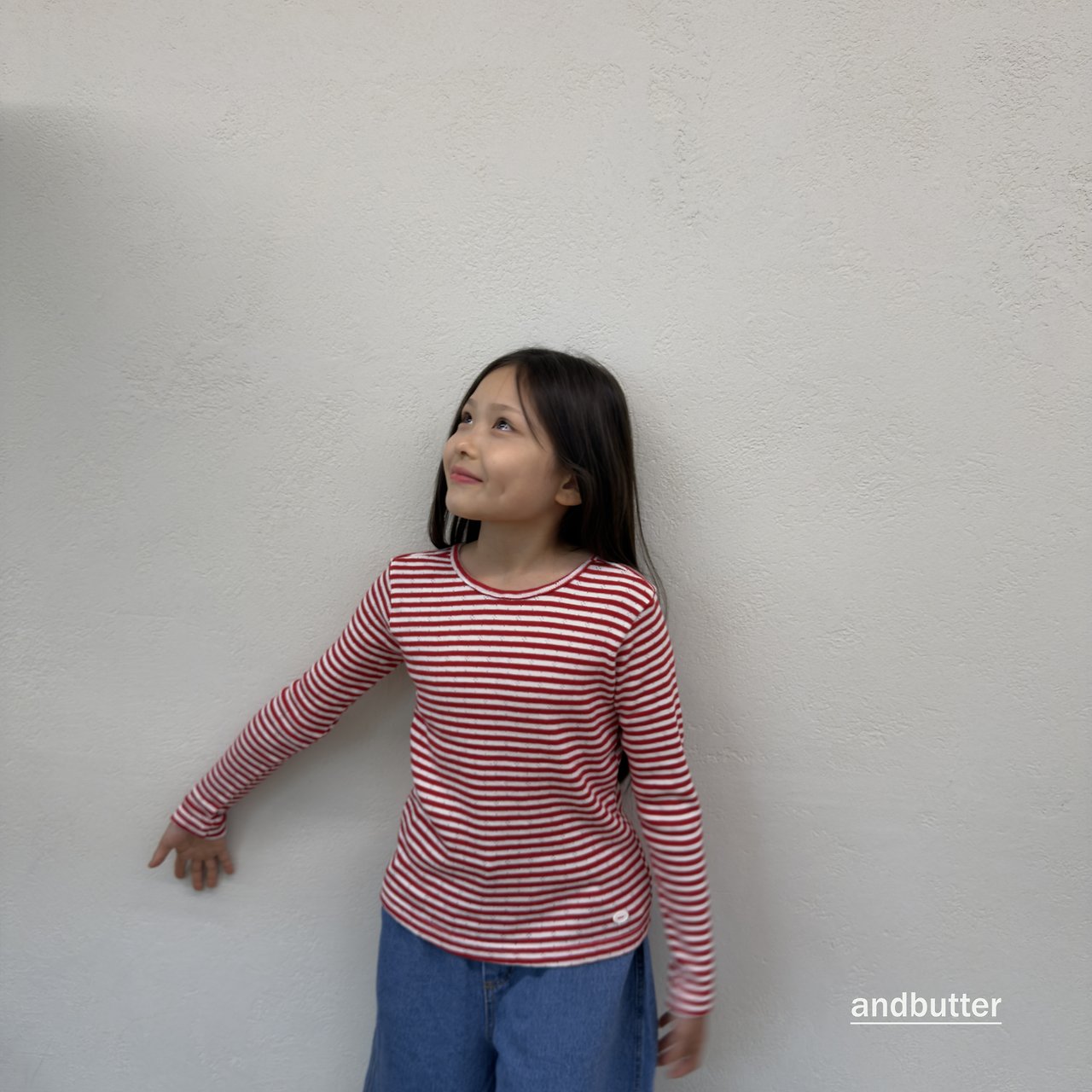 《予約》Tommy Point T-Shirt / ANDBUTTER