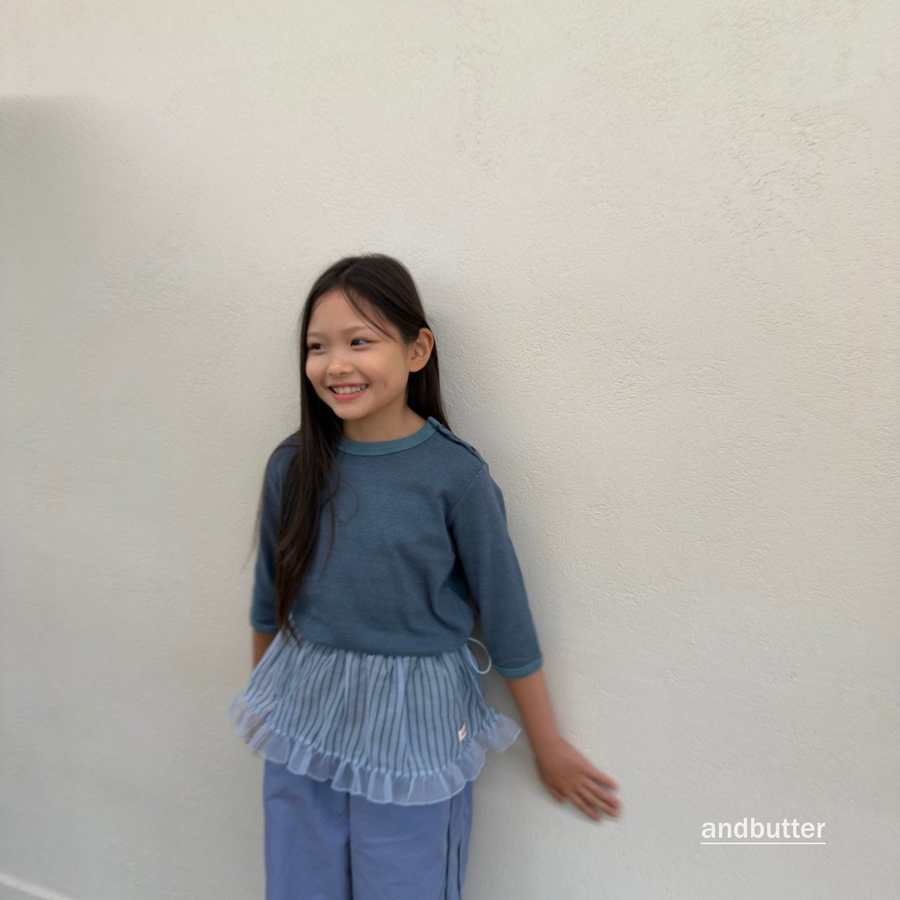 《予約》String Stripe Skirt / ANDBUTTER