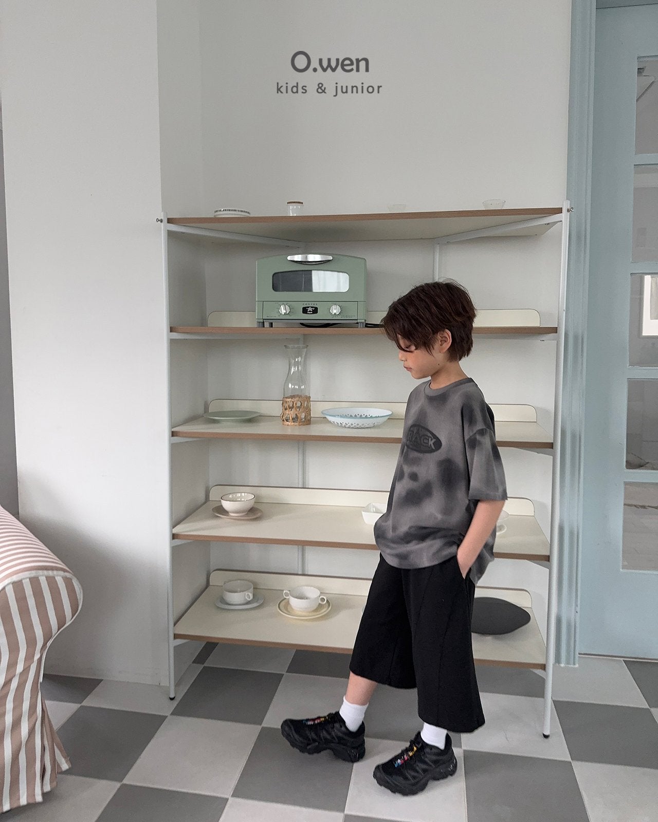 《予約》 Track Wash Tee/ O.wen
