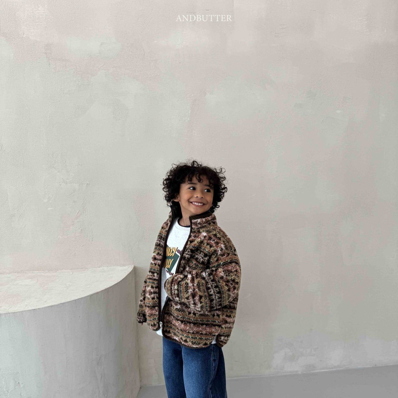 《予約》Nordic Line Jumper / andbutter