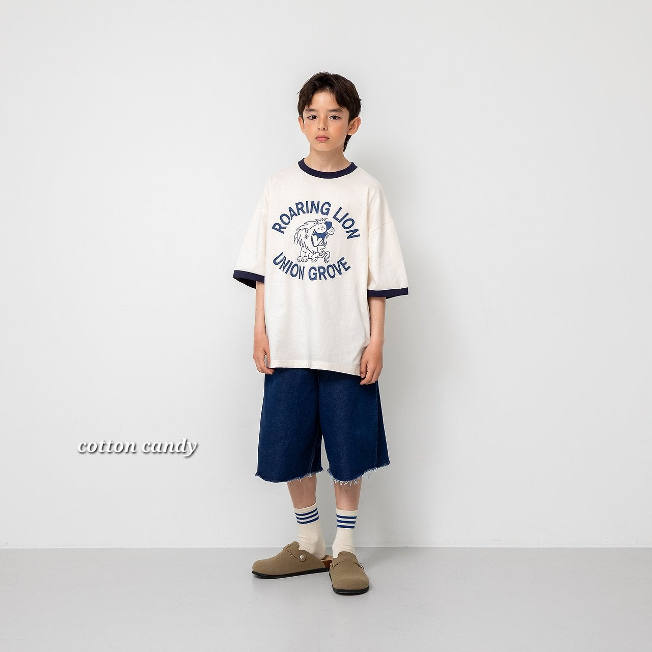《予約》Lion T-shirt / cotton candy