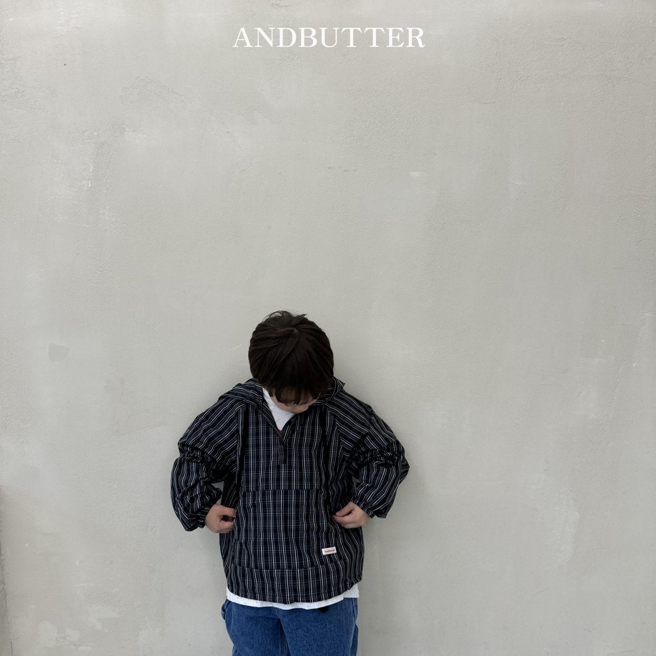 《予約》Check Hood Anorak / andbutter