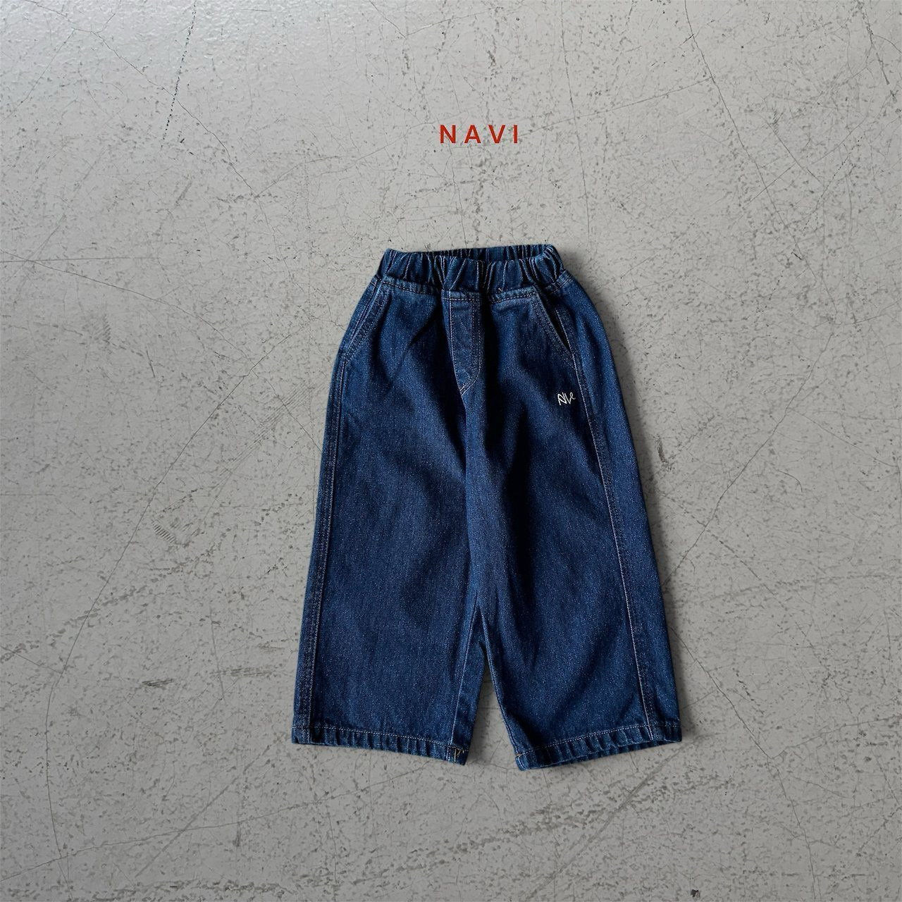 《予約》With Wide Denim Pants  / navi.