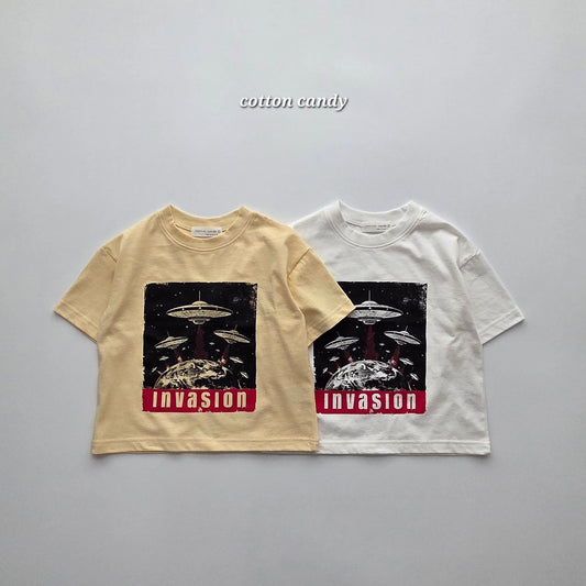 《予約》Invasion T-shirt / cotton candy