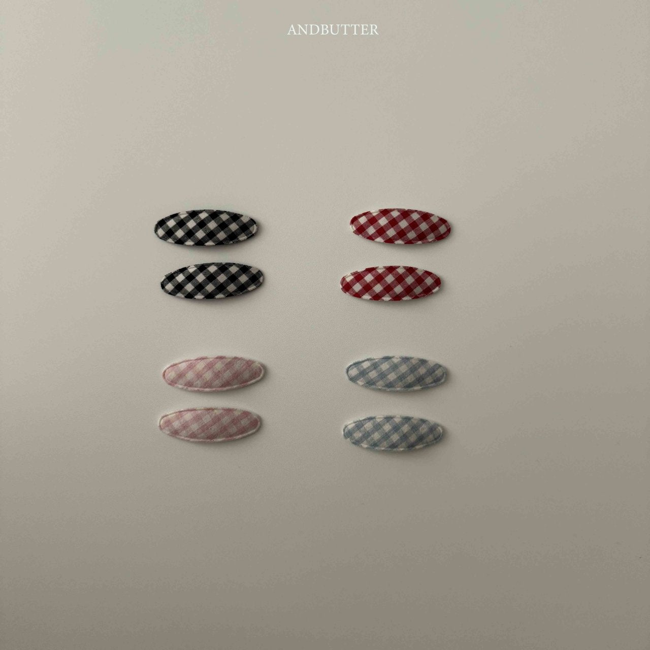 《予約》Round check pin（2set） / andbutter