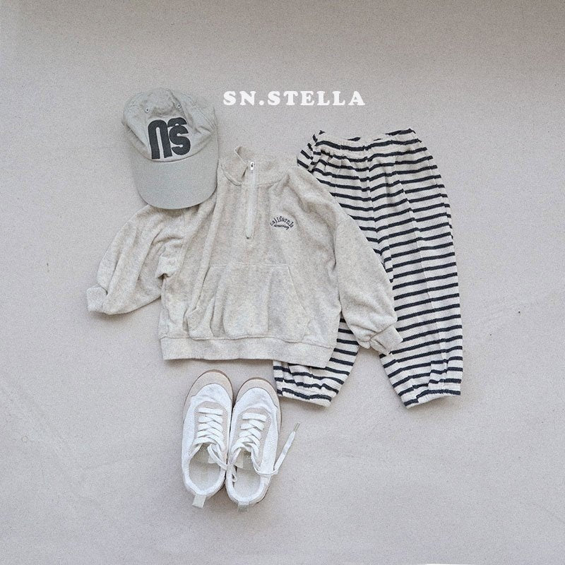 《予約》Waffle Stripe Pants / SN.STELLA