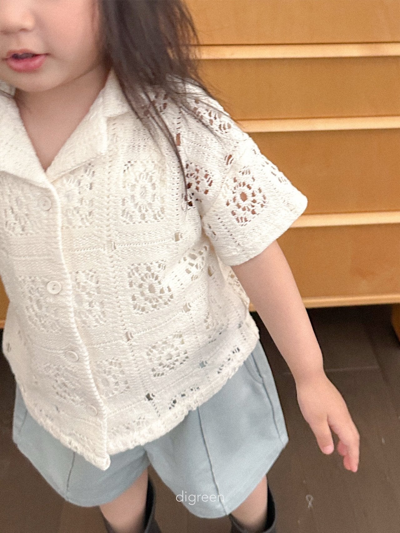 《予約》Crochet Shirt / digreen