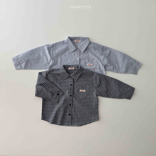 《予約》Bonbon Heart Shirt / andbutter