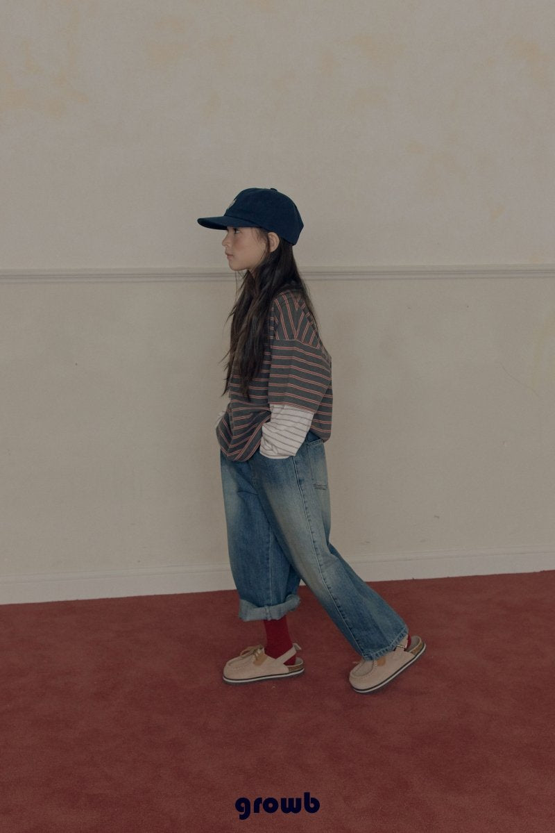 《予約》Curve Denim Pants / GROWB