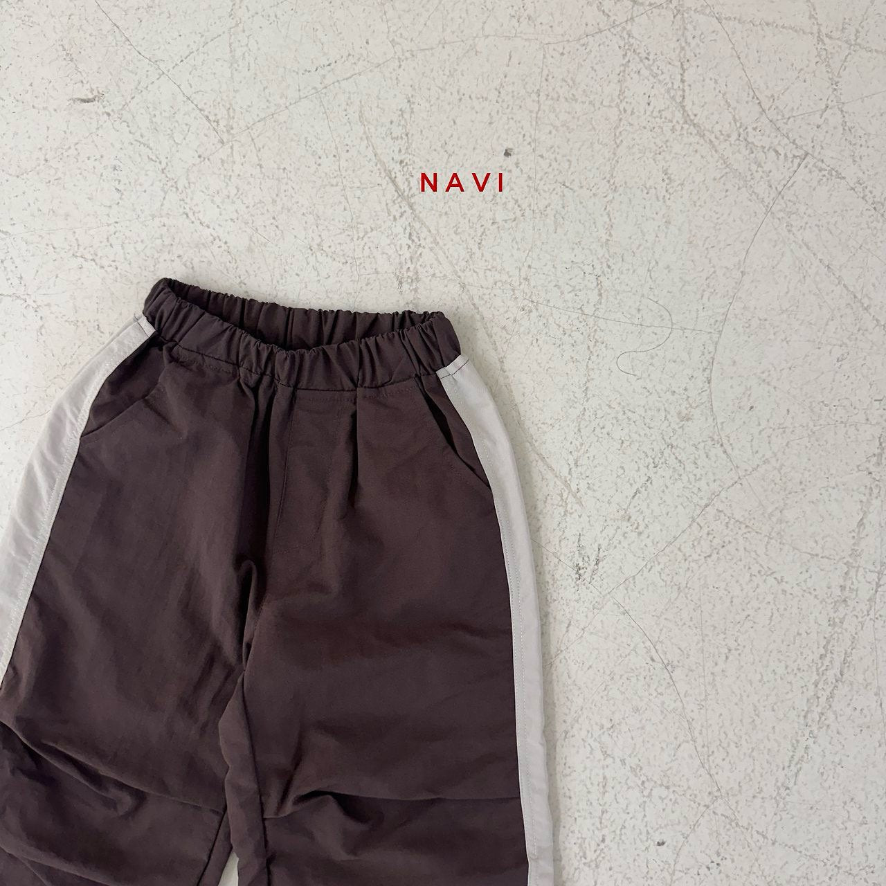 《予約》Anna Color-Block Pants / navi.