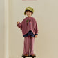 《予約》Butterfly Velour Pants / NAVI