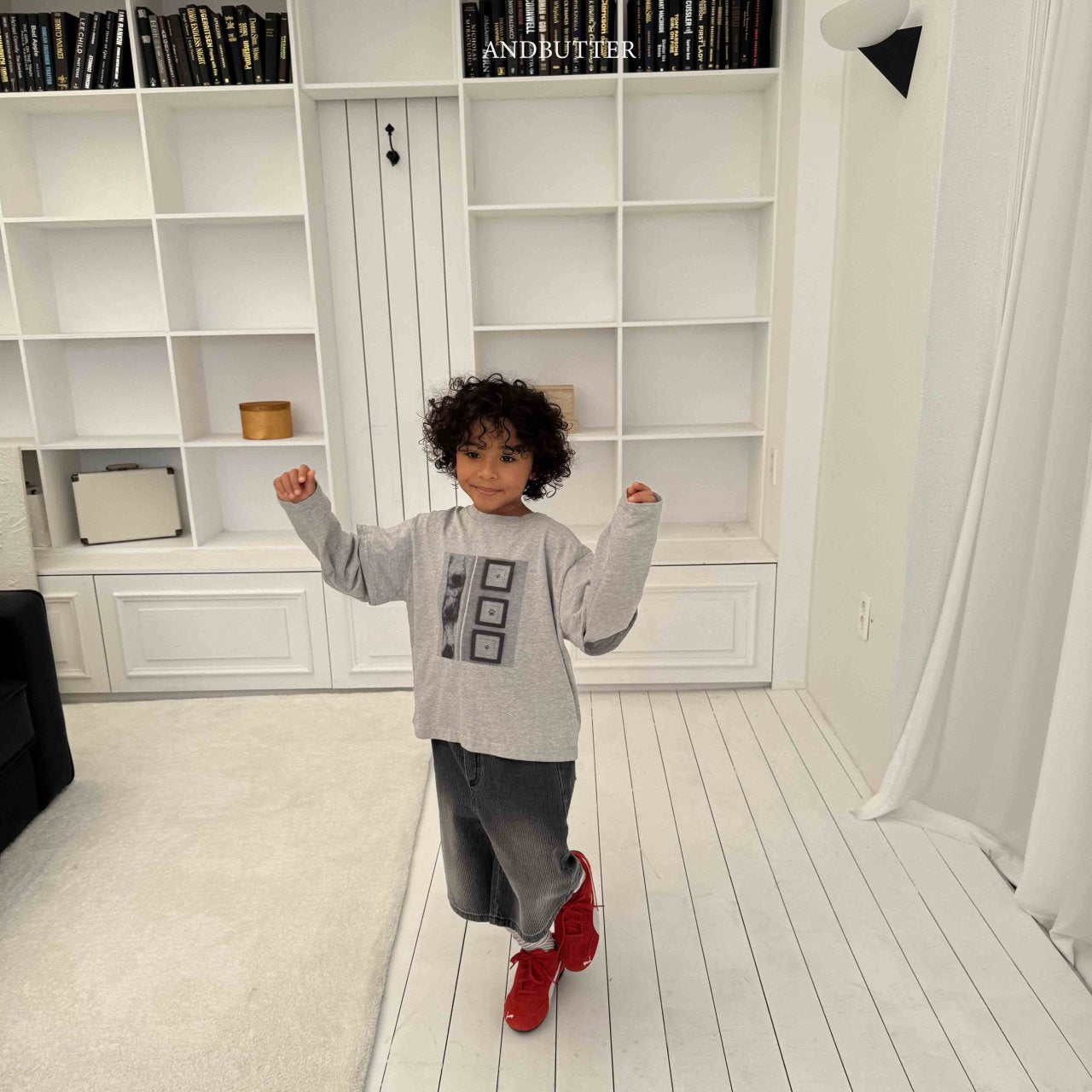 《予約》Line Bermuda Denim / andbutter