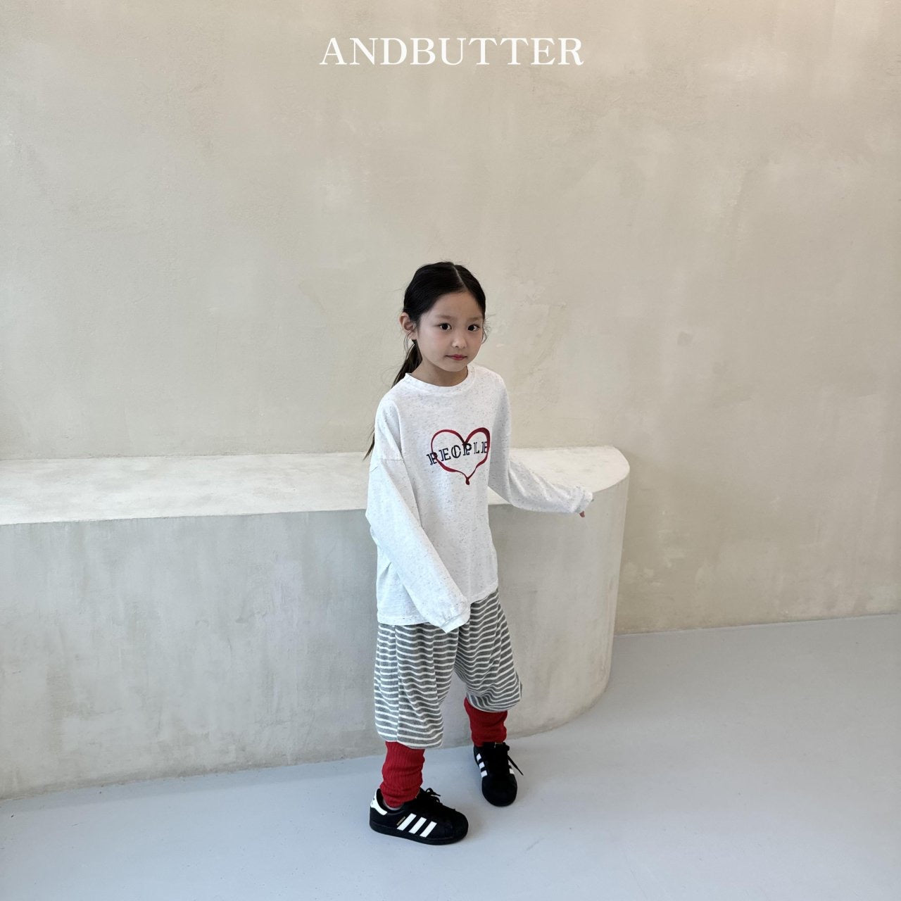 《予約》Heart People Tee / andbutter