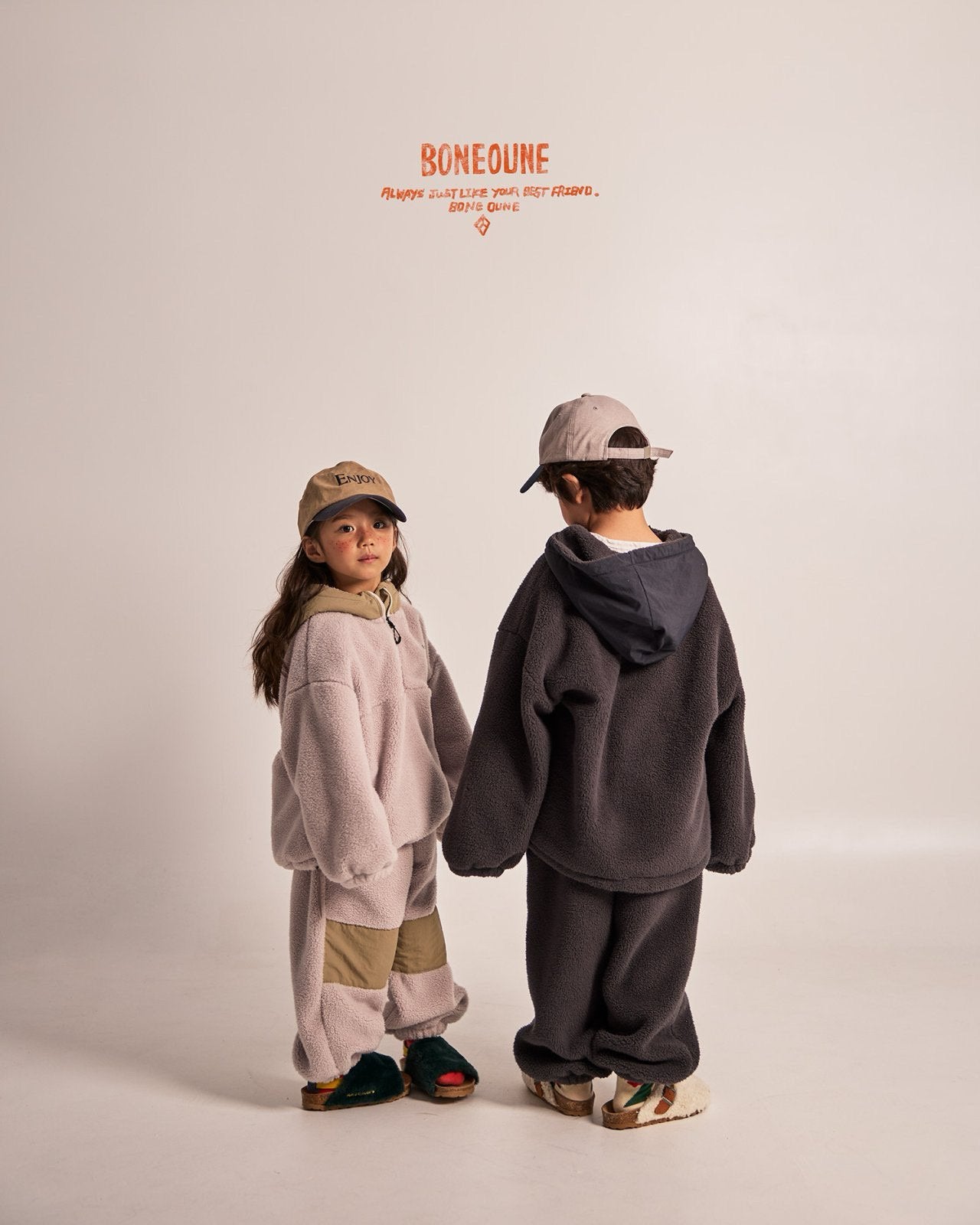 《JM size Last 1点》Melting Fleece half Zip-up