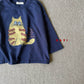 《予約》Vintage Cat L/S Tee / NAVI