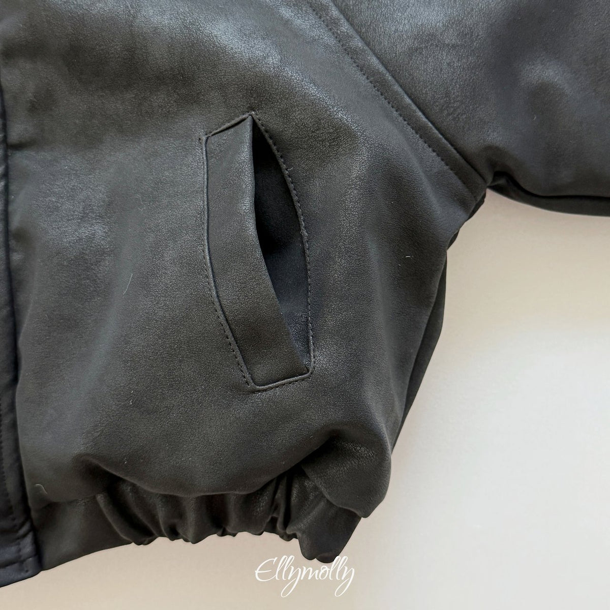 《予約》Big Collar Shearling Jacket / ELLY MOLLY