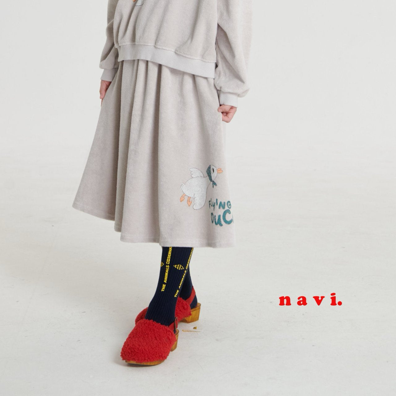 《予約》Fly Duck Skirt / Navi.