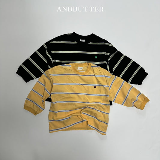 《予約》Multi Stripe Tee / andbutter