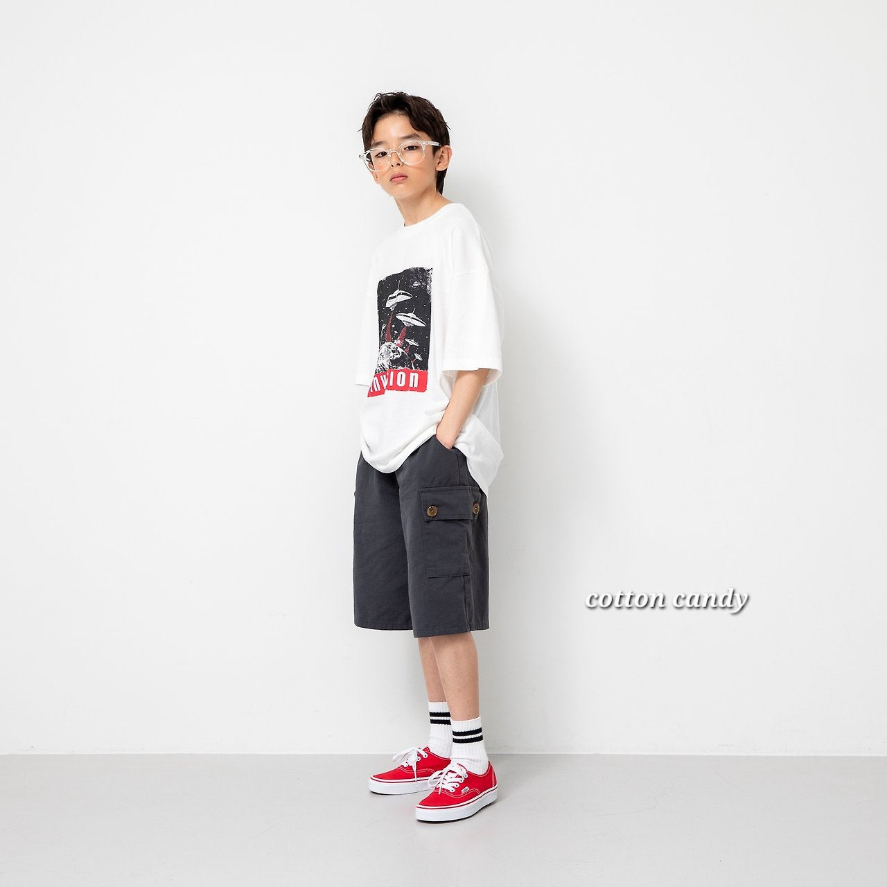 《予約》Invasion T-shirt / cotton candy